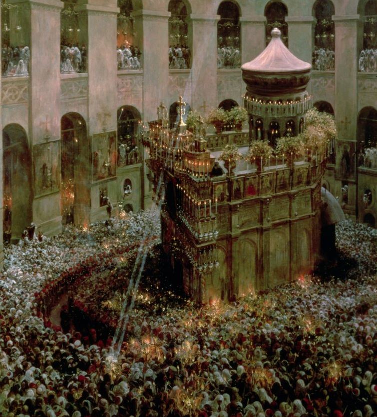 Il Santo Sepolcro di Gerusalemme e il “Miracolo del Fuoco”