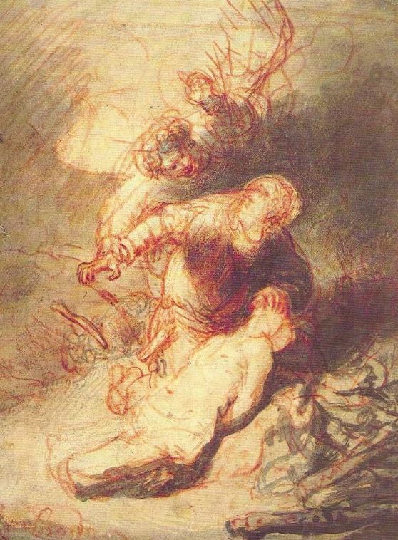 Per compiacere Iddio, il patriarca Abramo sacrifica il suo adorato figlioletto Isacco