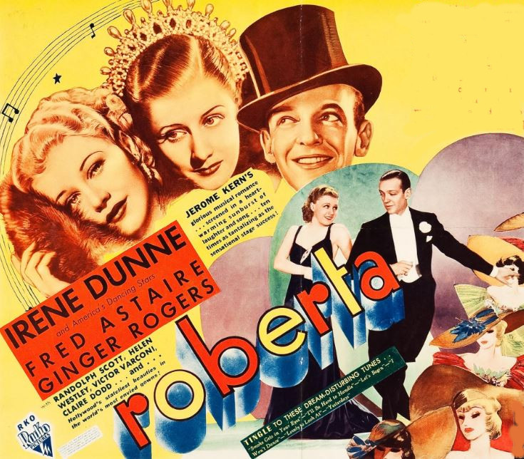 dal film”Roberta” (1935): “Smoke Gets in Your Eyes” e “I Won’t Dance” (video)